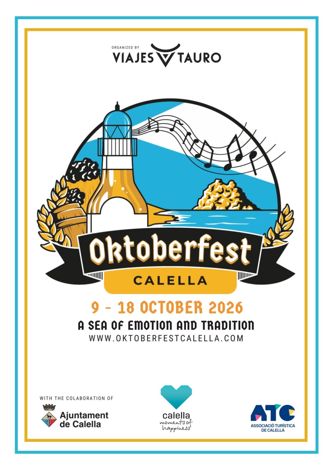 Oktoberfest Calella 2026 poster